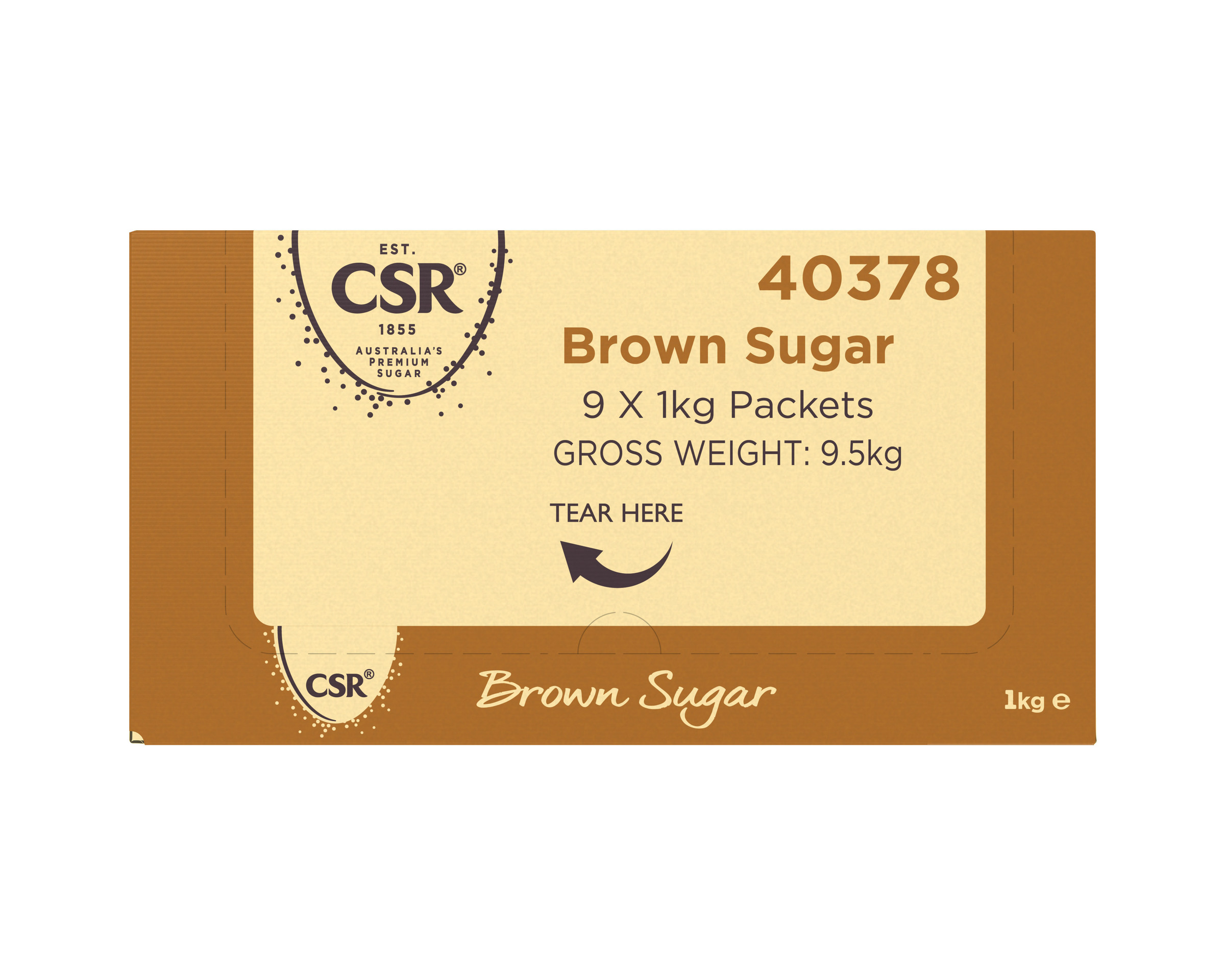 CSR Brown Sugar 9 x 1kg
