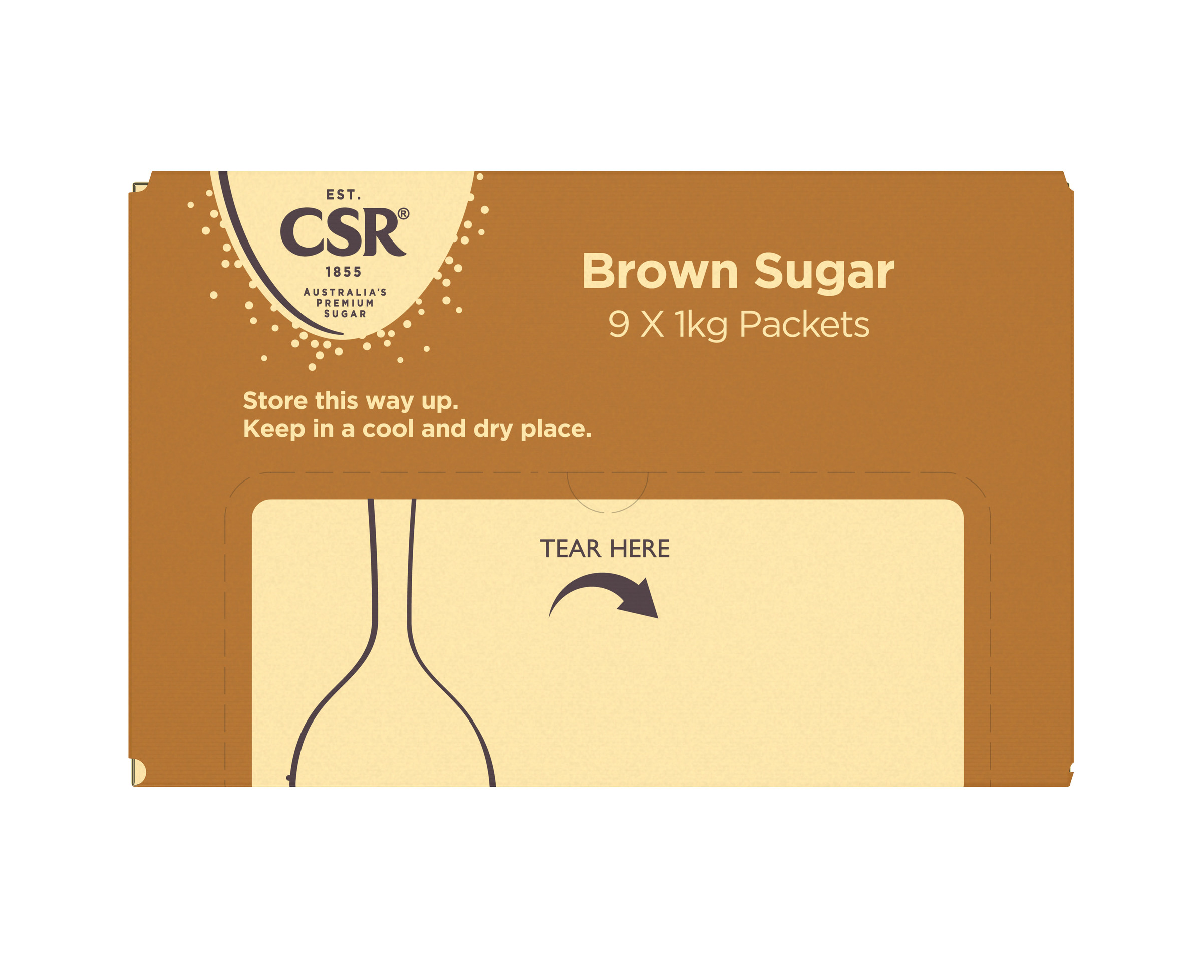 CSR Brown Sugar 9 x 1kg