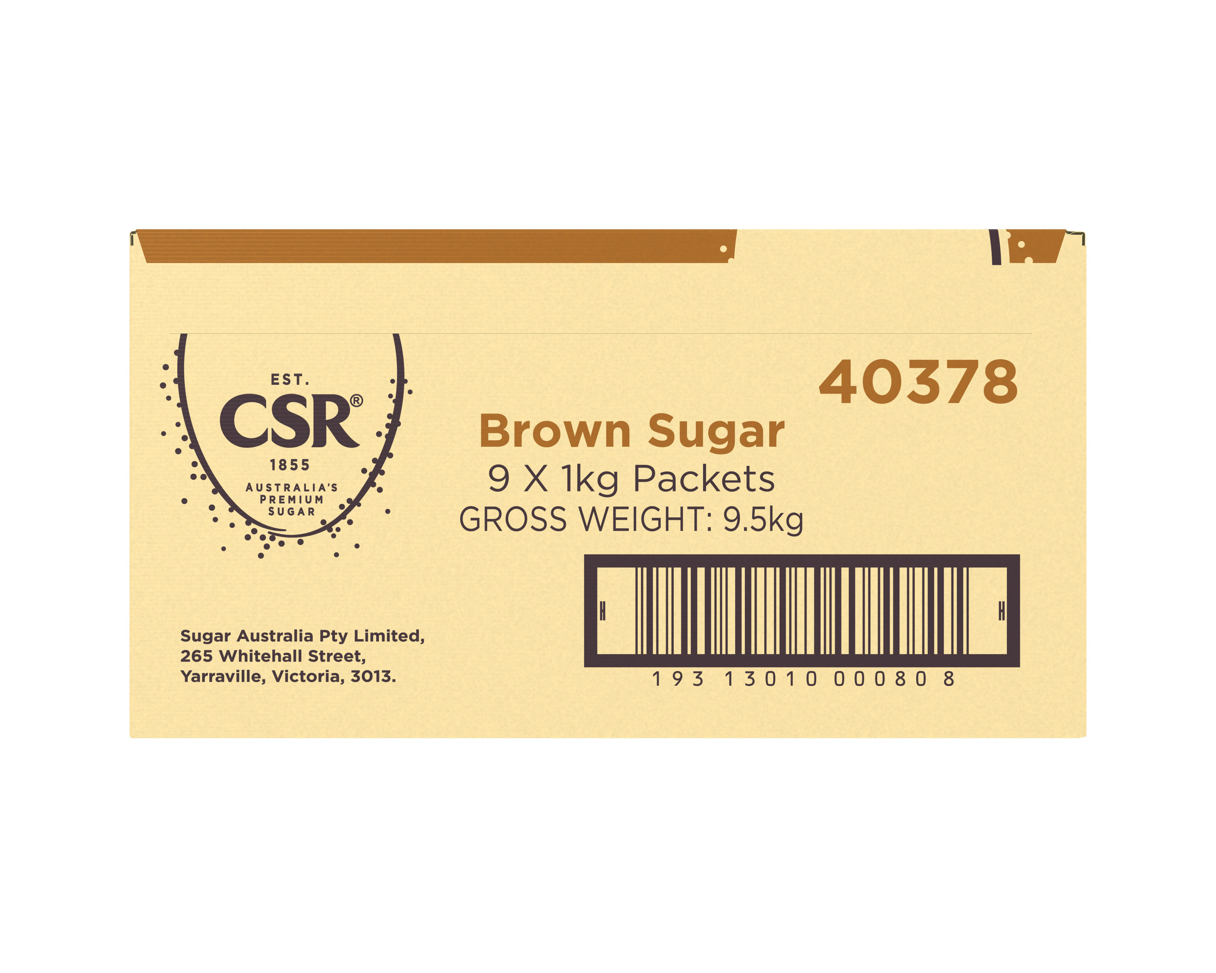 CSR Brown Sugar 9 x 1kg