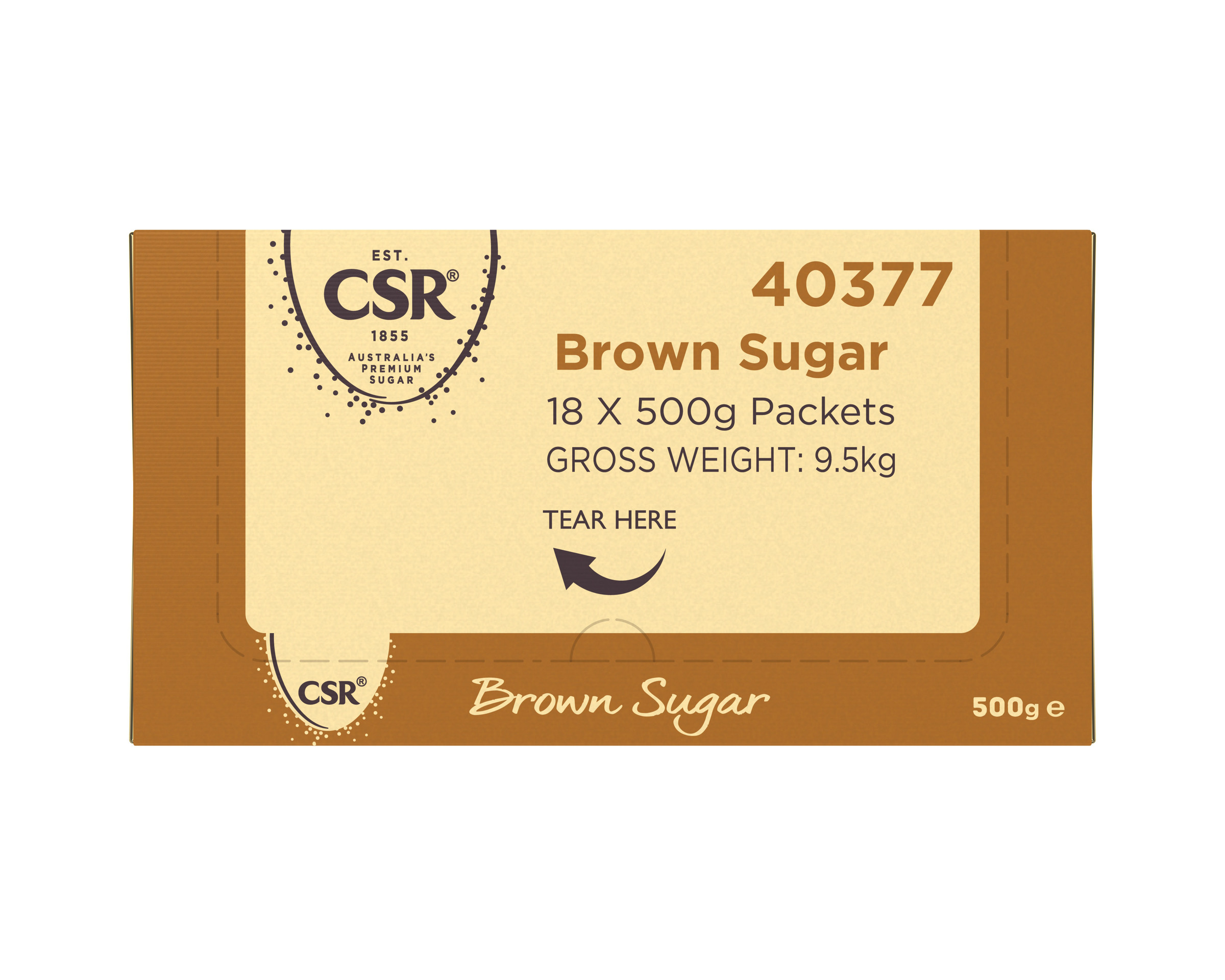 CSR Brown Sugar 18 x 500g