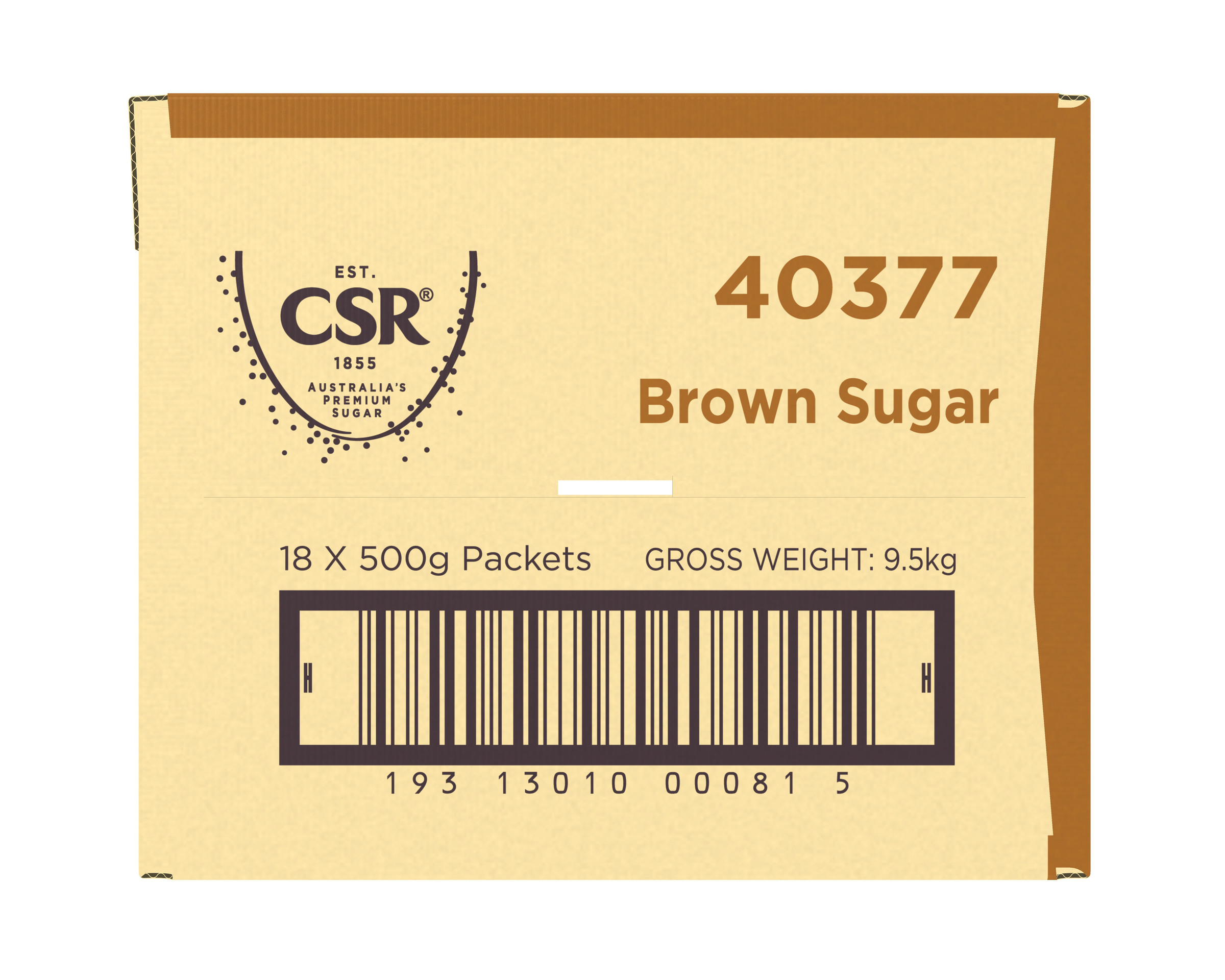 CSR Brown Sugar 18 x 500g