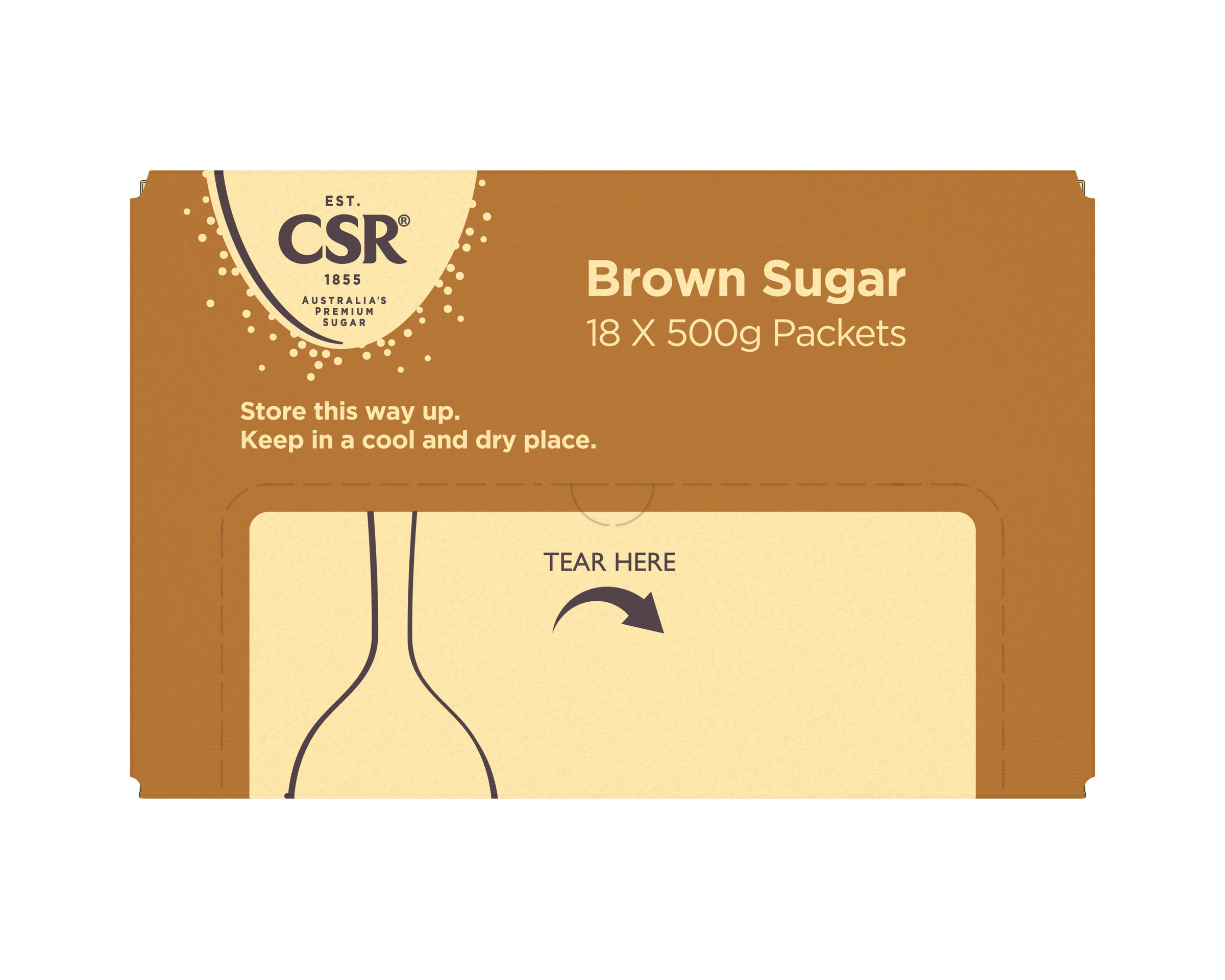 CSR Brown Sugar 18 x 500g