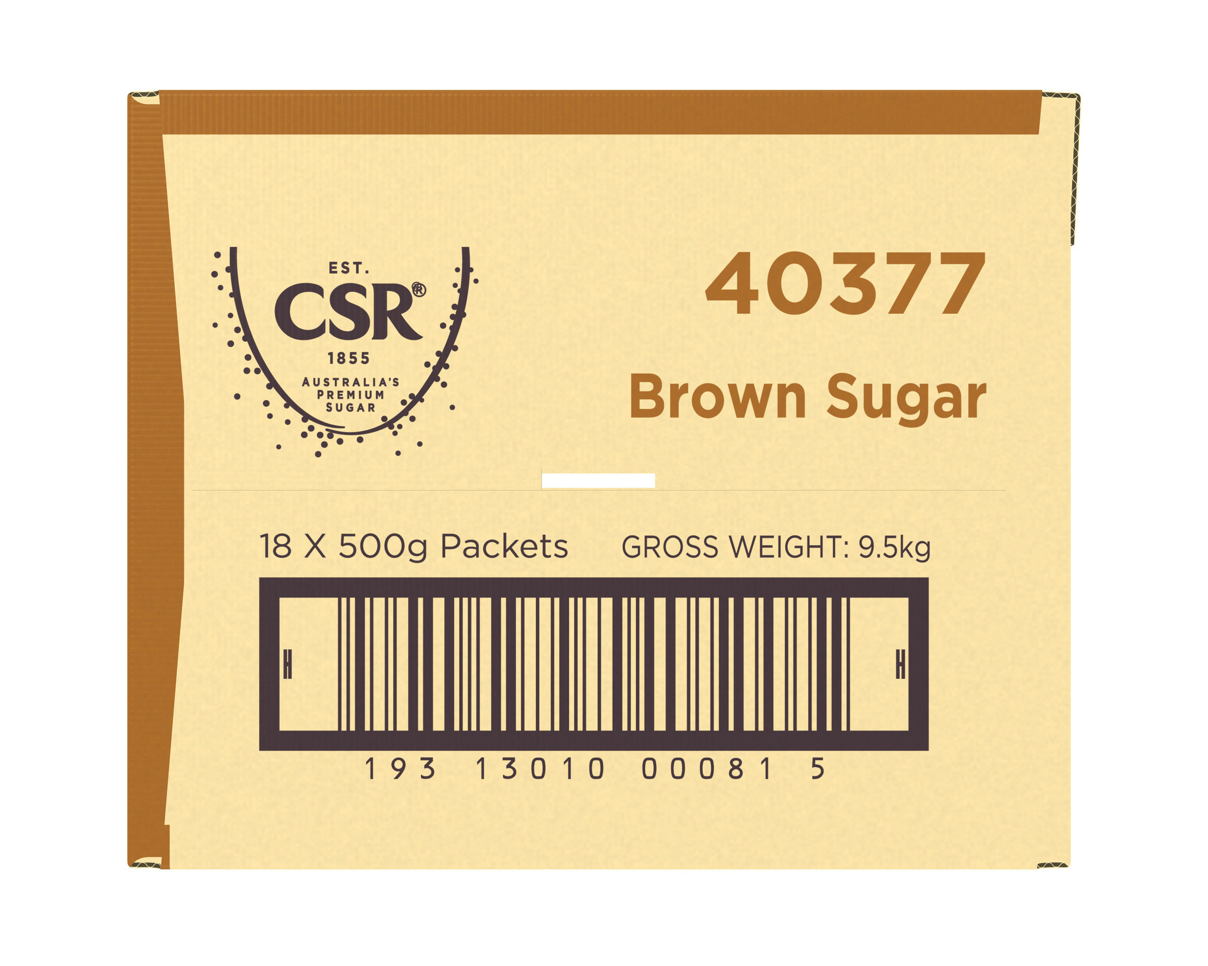 CSR Brown Sugar 18 x 500g