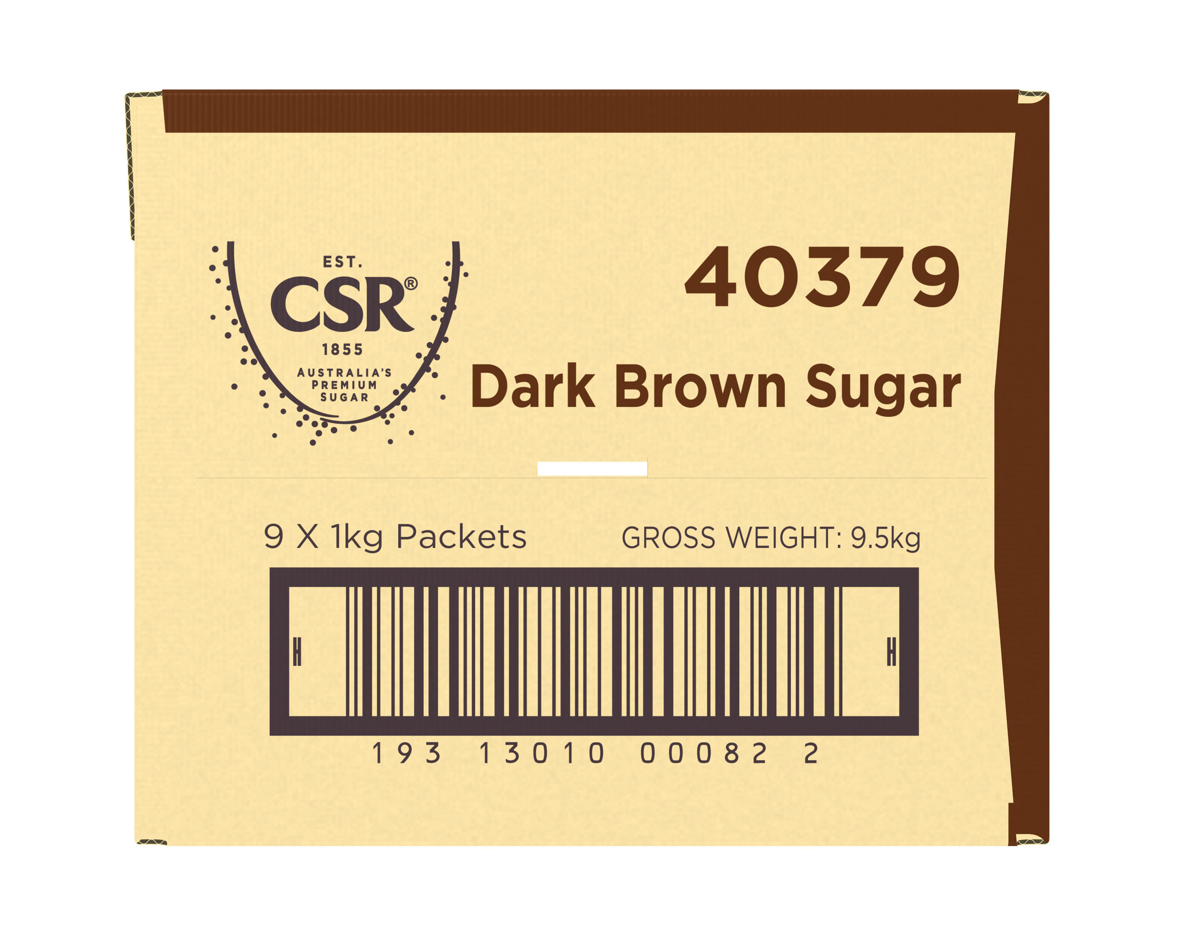 CSR Dark Brown Sugar 9 x 1kg