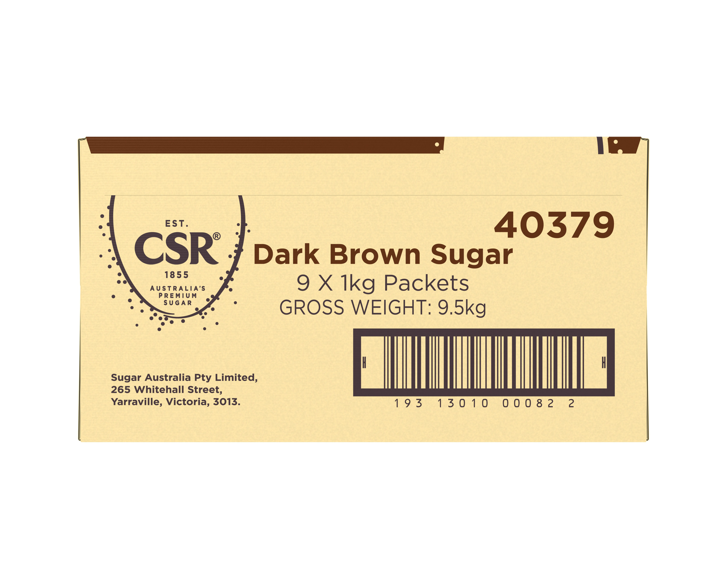 CSR Dark Brown Sugar 9 x 1kg