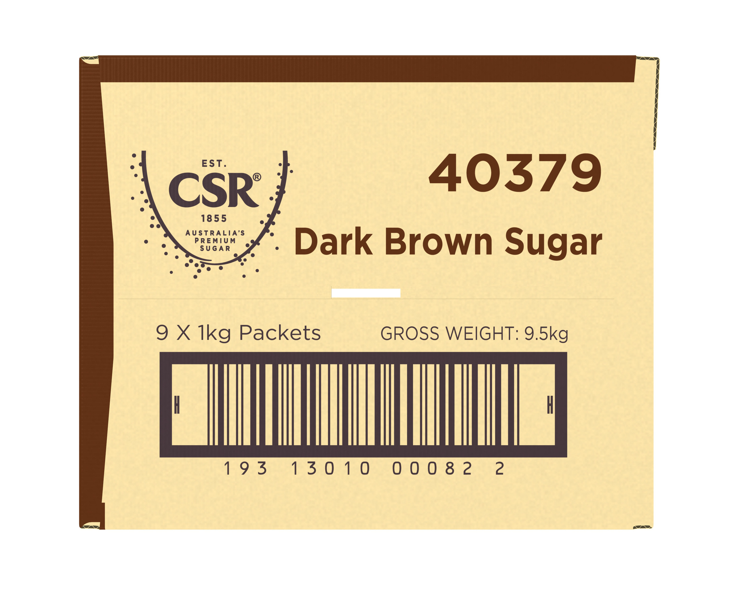 CSR Dark Brown Sugar 9 x 1kg