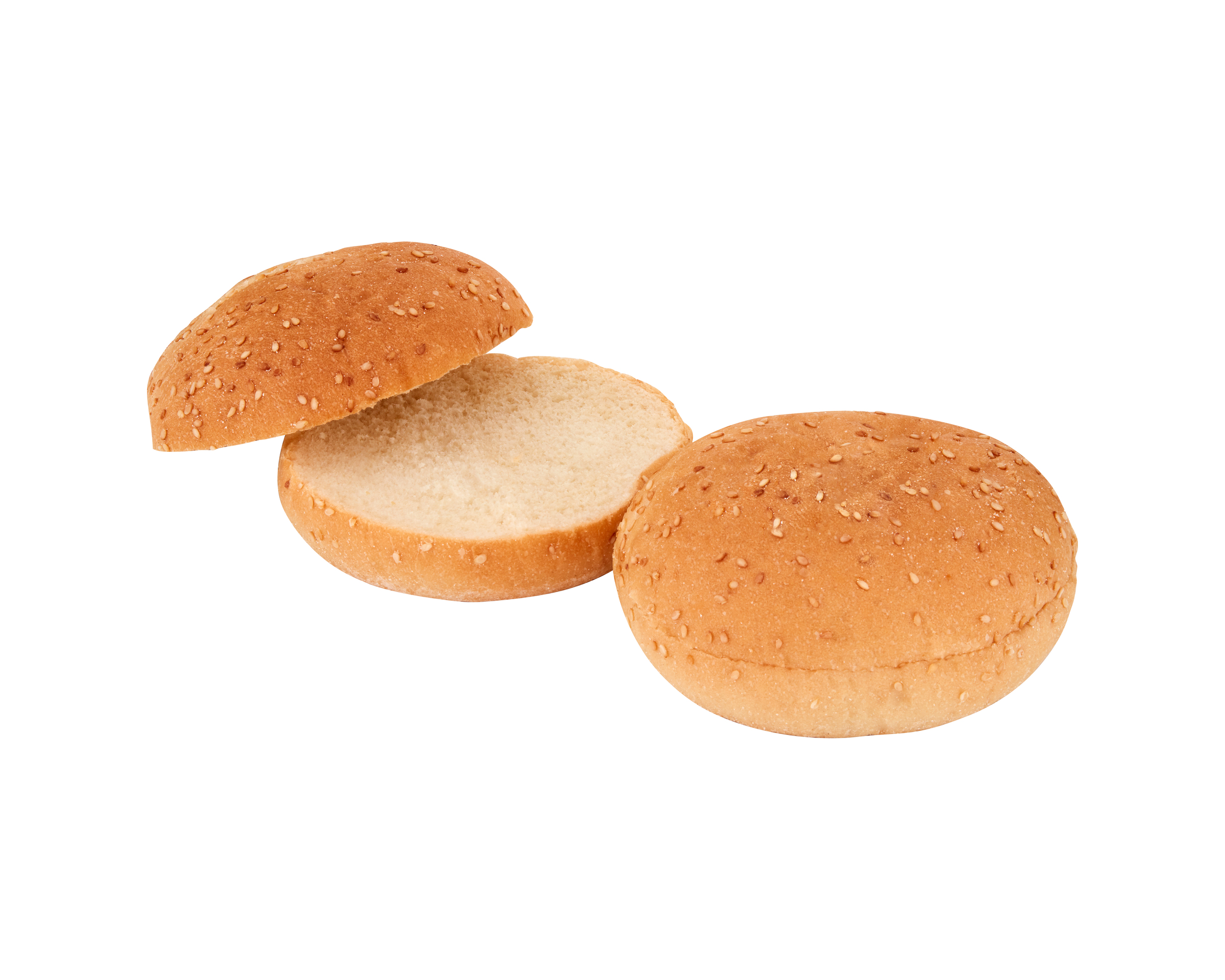 Quality Bakers Bun Burger White Seed Top Sliced Fzn 4.05 kg