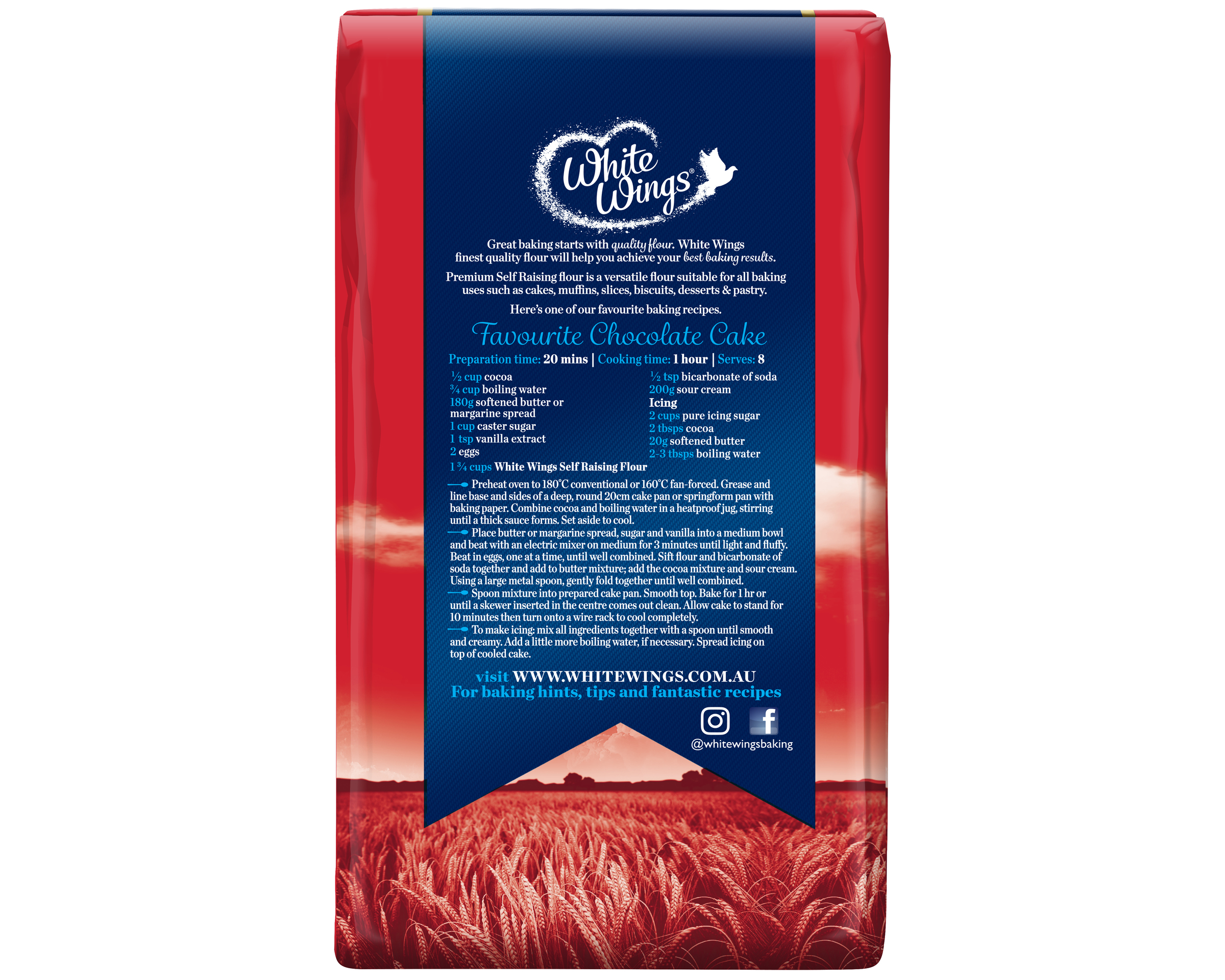 White Wings Flour Self Raising 1 kg