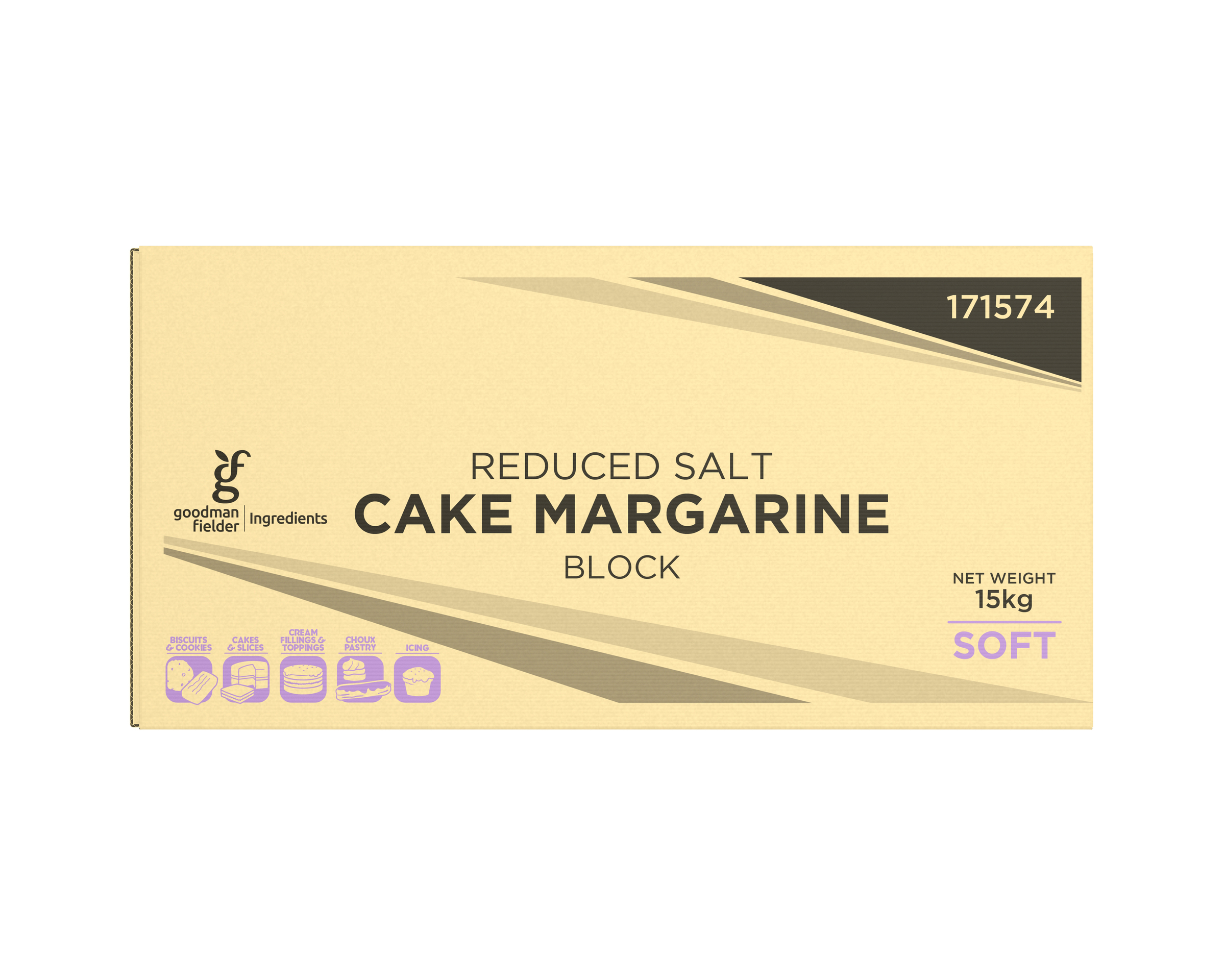 GF Ingredients Cake Margarine Reduced Salt Soft 15 kg